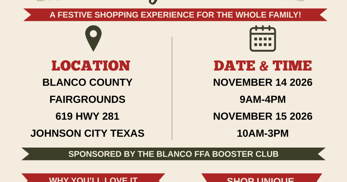 Hill Country Holiday Market | Visit Fredericksburg